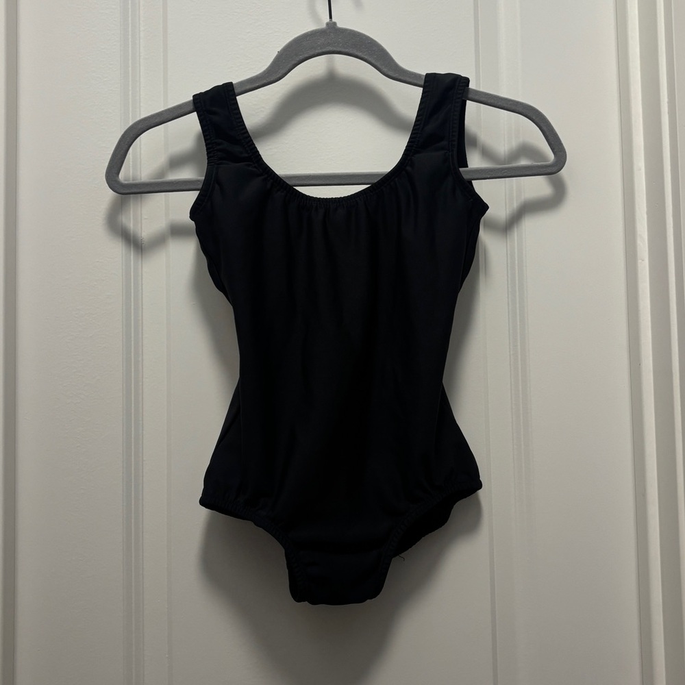 Black Lucky Leo Tank Leotard